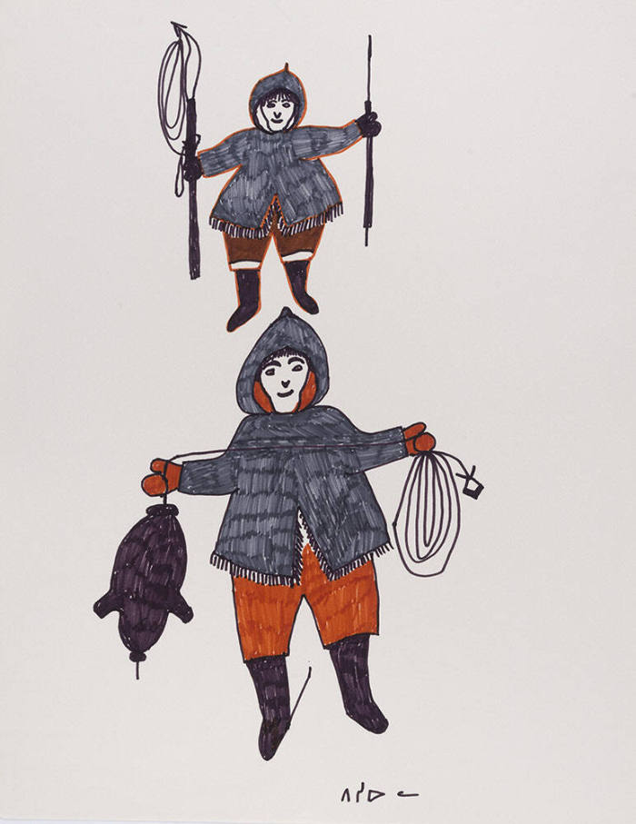 Untitled (Hunters with Float and Harpoon)