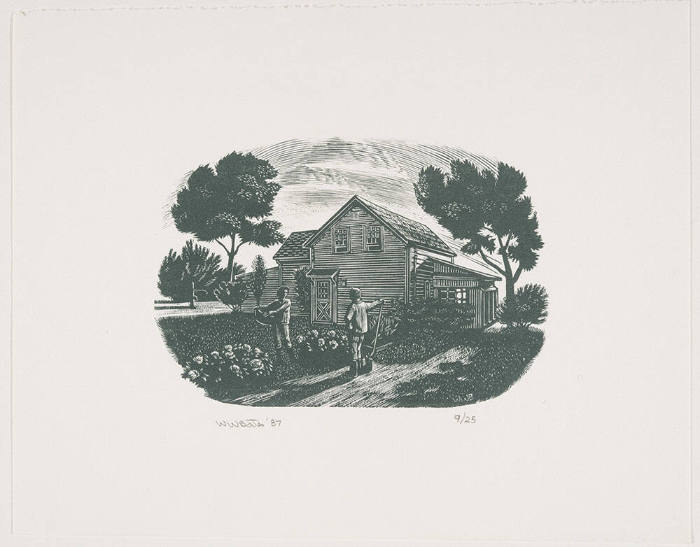 Two Gardeners and House