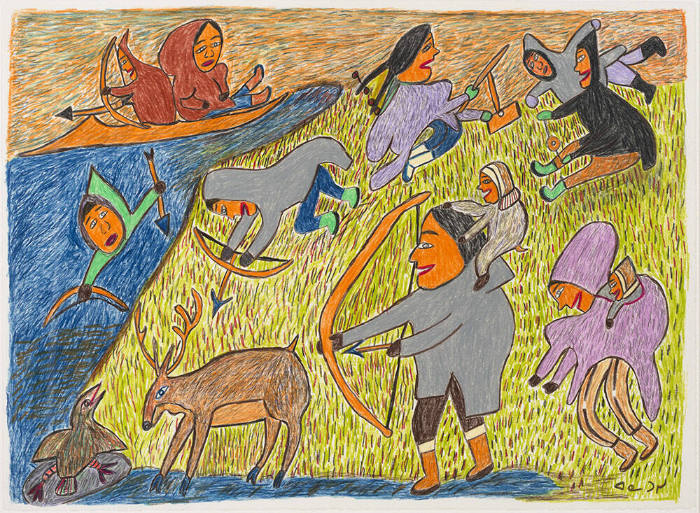 Untitled (Hunting on the land in the summertime)