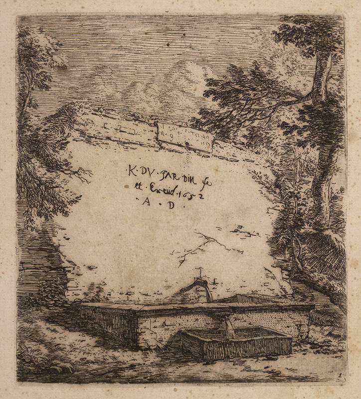 K. Dujardin fe. Et. Exeud, 1652, A. D.