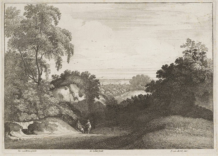 Landscape with Traveler and Begger