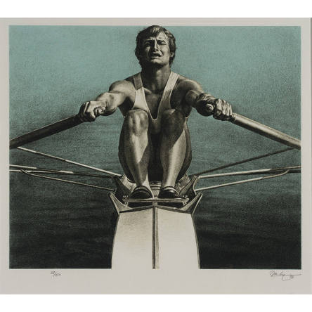 The Sculler (From Olympic Serigraphs Portfolio)