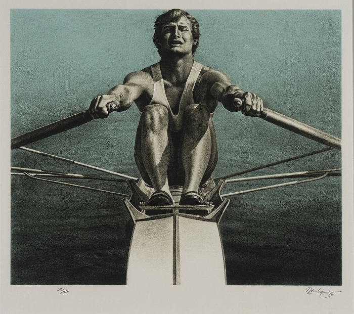 The Sculler (From Olympic Serigraphs Portfolio)