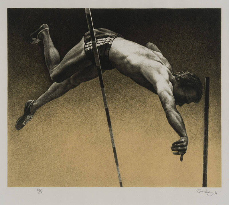 The Vaulter (Olympic Serigraphs Portfolio)