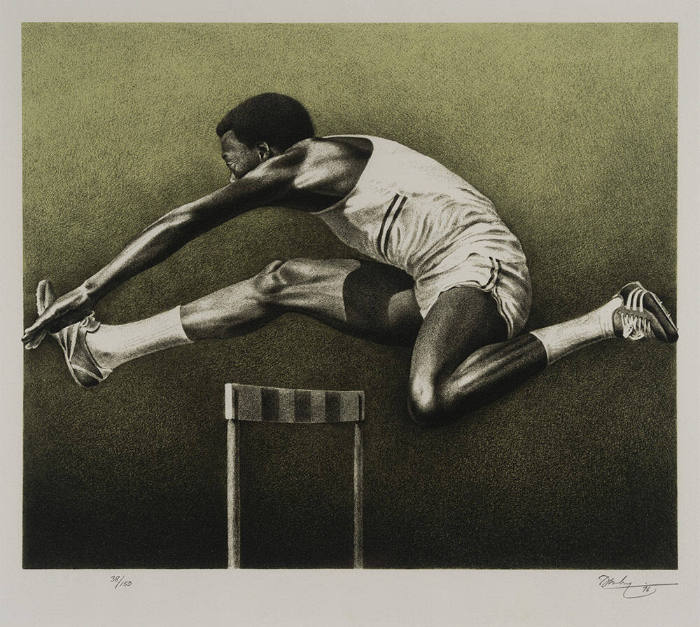 The Hurdler (From Olympic Serigraphs Portfolio)