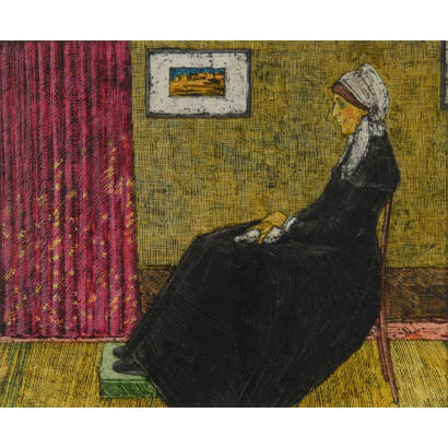 Self Portrait as Whistler's Mother