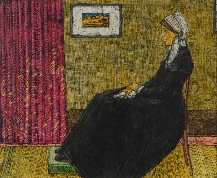 Self Portrait as Whistler's Mother