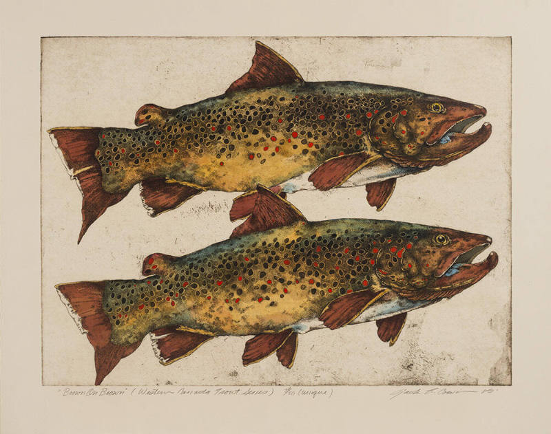 Brown on Brown (Western Trout Series)  38/50