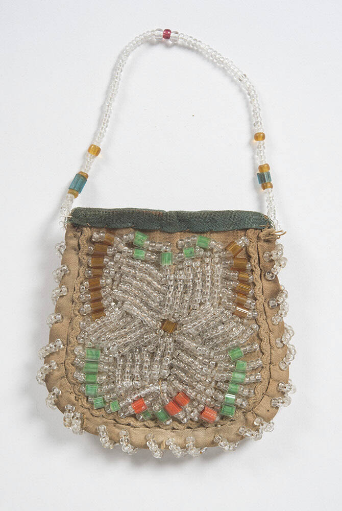 Untitled (Medal pouch with floral motif)