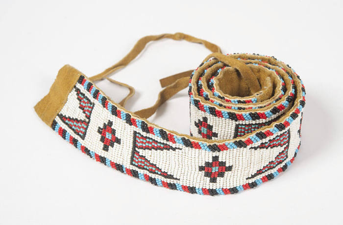 Untitled (Loom-beaded belt)