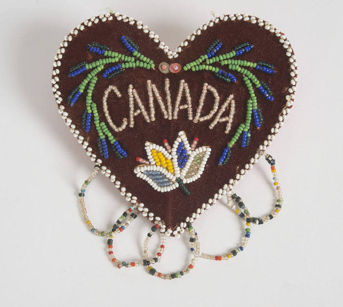 Untitled: Canada (Heart-shaped pincushion)