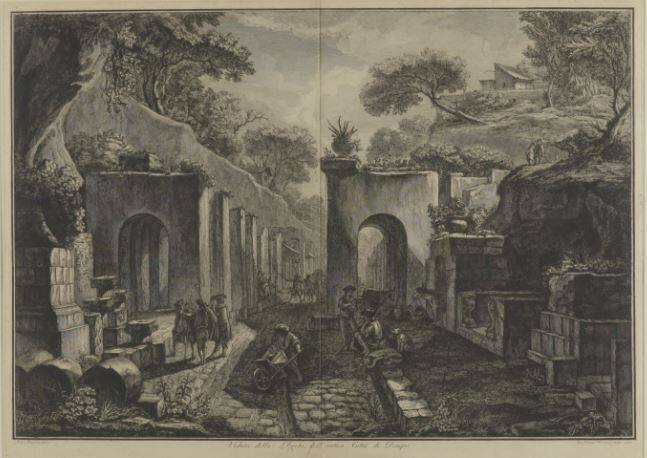 The Arched Way of the Ancient City of Pompeii