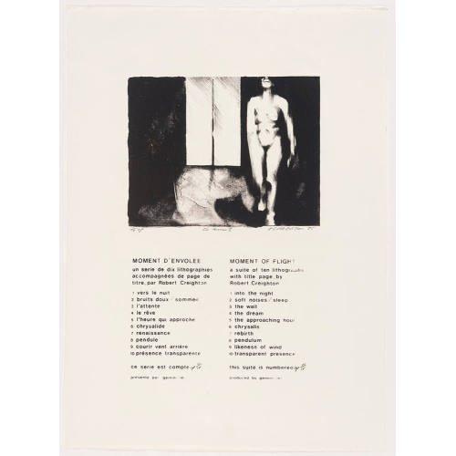 Moment D'Envolee (Suite of 10 lithographs with title page)