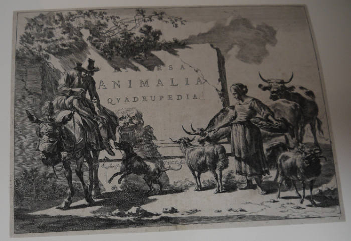 Title Page to "Diversa Animalia Quadrupedia" The Well