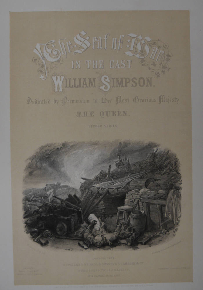 Title Page to "The Seat of War in the East"