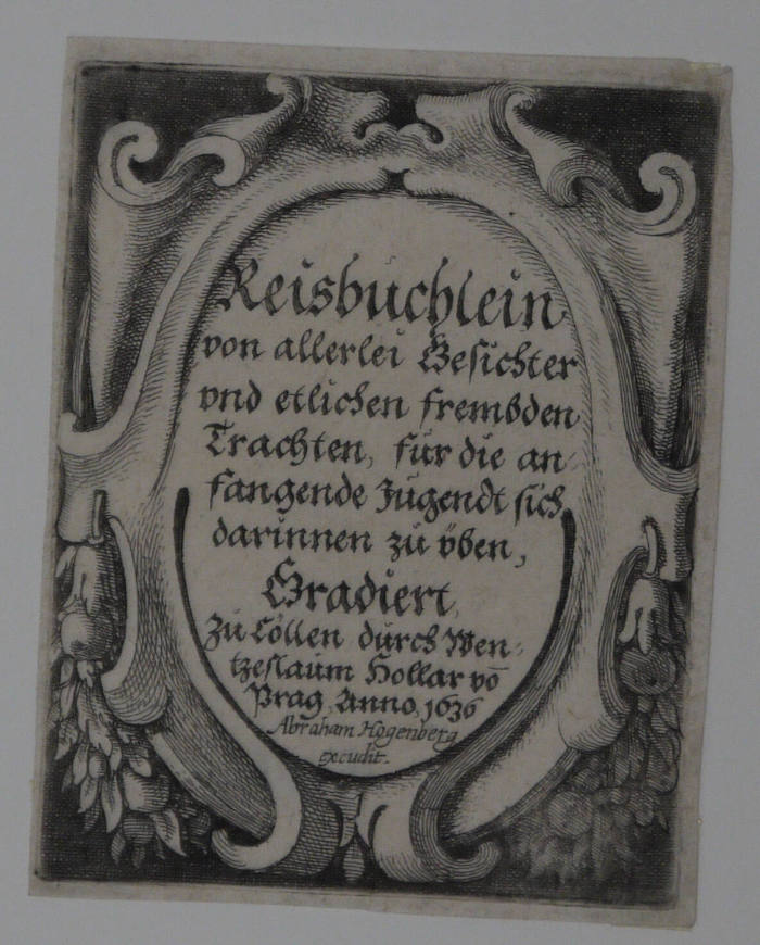 Title Page of 1636 to the "Reisbuchlein"