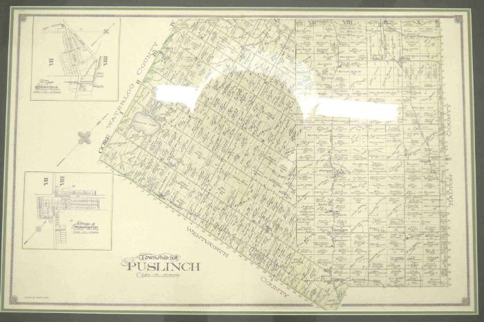 Township of Puslinch from Illustrated Historical Atlas of the County of Wellington