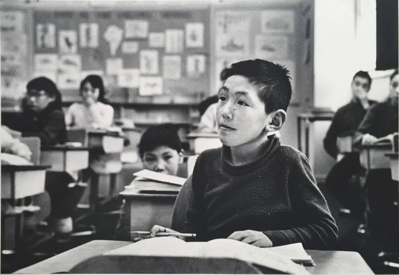 Untitled (Classroom, Boy at Desk)