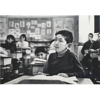 Untitled (Classroom, Boy at Desk)