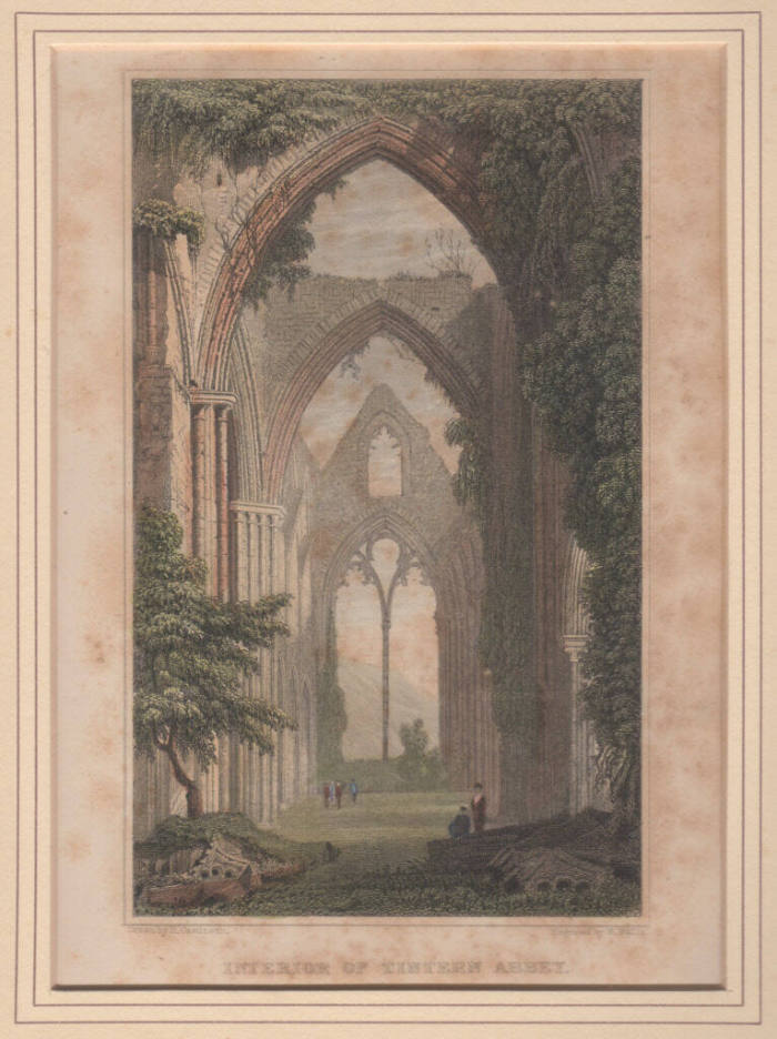 Interior of Tintern Abbey