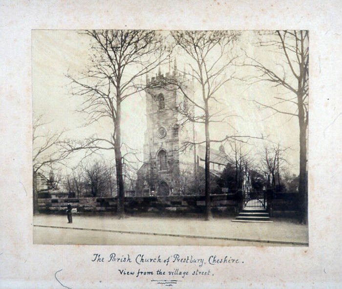 Sketch Book bound by William Wood and containing ink sketches by W. Wood, Late 19th c. lithographs of English Churches, 18th c. etchings and photographs of Macclesfield and Prestbury, Cheshire